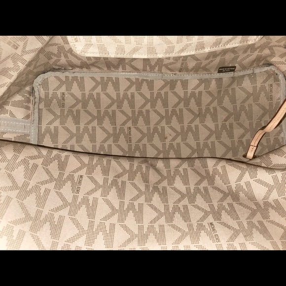 *Bundle* Michael Kors Jet Set Logo Medium Travel Tote & Fulton Travel Pouch - Picture 9 of 15